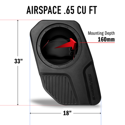 SSV WORKS 2021-2024 Ford Bronco 4-Door Rear Subwoofer Add-On